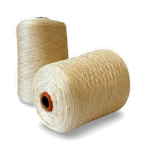 Revolution Fibers Mulberry Silk Yarn | Lace Weight 6 Ply 1lb Cone | Undyed Natural Silk for Knitting, Weaving, Crocheting, Dyeing, and Embroidery
