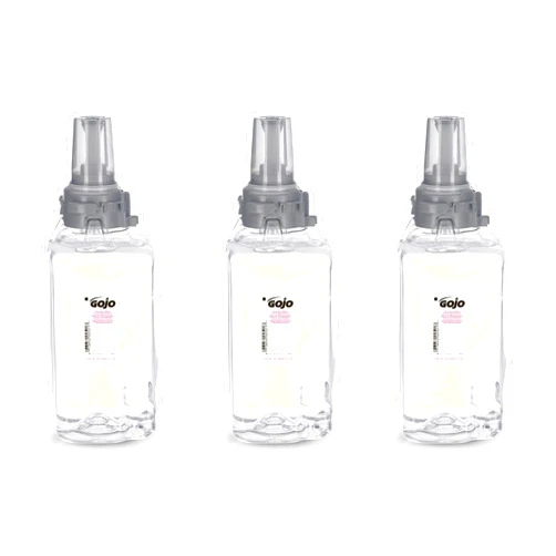 GOJO Clear & Mild Foam Handwash, Fragrance Free, EcoLogo Certified, 1250 mL Foam Soap Refill ADX-12 Push-Style Dispenser (Pack of 3) - 8811-03