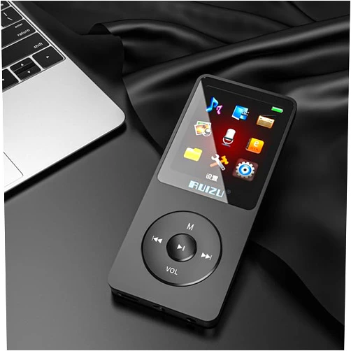 RUIZU 64GB 16GB MP3 Player for Kids, Cute Panda Portable Music Player MP3, Child MP3 Player with Bluetooth, Speaker, FM Radio, Voice Recorder, Alarm Clock, Stopwatch, Pedometer, Support up to 128GB