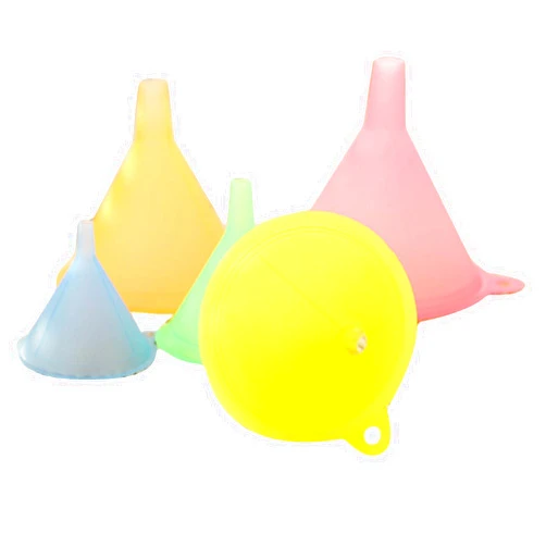 Generic 5 Pcs Liquid Kitchen Funnel Colorful Large Variety Oil PCS Medium Small Set Plastic Kitchen，Dining & Bar, Mixed