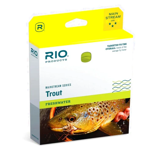 RIO Products Mainstream Trout DT Fly Line - Developed for The Average Fly Fishermen - Easy Casting and Smooth Design - Floating Freshwater Line