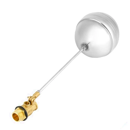 Walfront DN15 G1/2 Brass Ball Valve Stainless Steel Male Thread Water Level Sensor for Auto Fill Cooling Tower Pond 0.1-0.8MPa