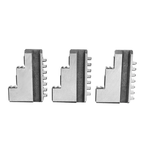 Yuecoom 3 Pcs External Jaw, K11-125 5in Chuck Jaw, 20CrMnTi High Strength Outside Lathe Jaw for Metal Processing and Extend the Machine Functions
