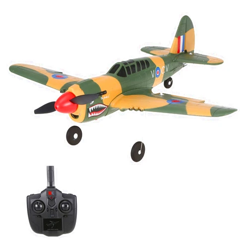 GoolRC RC Plane, WLtoys XK A220-P40 Remote Control Airplane, 2.4Ghz 4 Channel RC Aircraft Fighter with 6 Axis Gyro, 3D/6G Mode, Easy & Ready to Fly for Adults and Beginners
