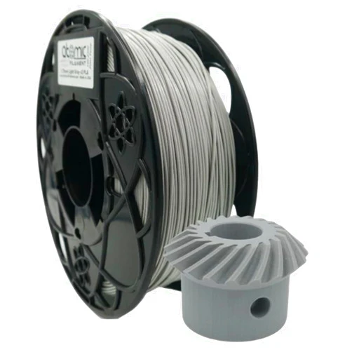 Atomic Filament PLA 3D Printer Filament, 1.75mm +/-0.02mm Dimensional Accuracy 99% Probability – 3.5KG – Fits Most FDM Printers (Light Gray)