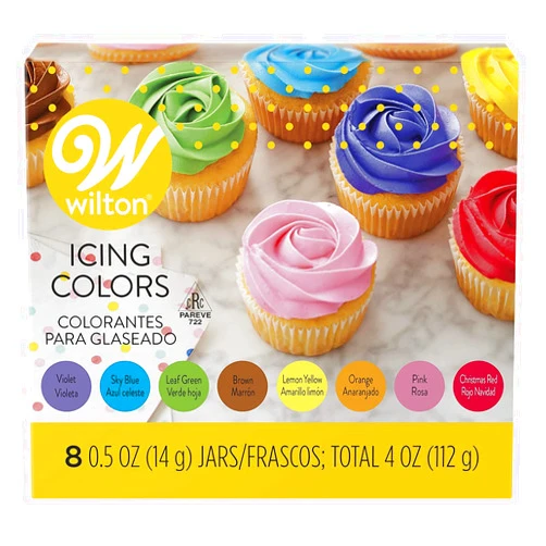 Wilton 8-Icing Colors Set