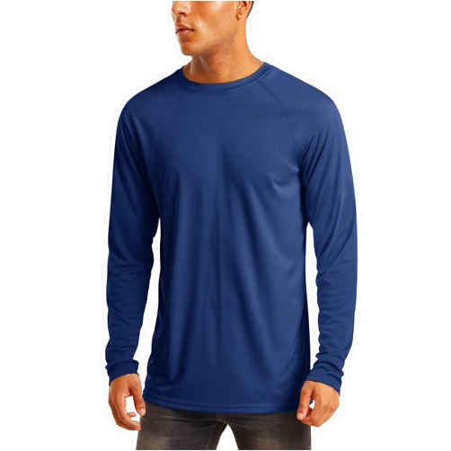 MAGCOMSEN Men's Long Sleeve Shirts UPF 50+ UV Sun Protection Athletic Shirts for Hiking Running Workout Rash Guard