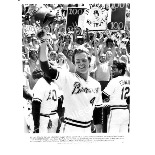 MOVIE PHOTO: SLUGGER'S WIFE, THE-1985-MICHAEL O'KEEFE-B&W 8x10 STILL FN