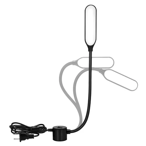 Hanbaak Sewing Machine Light, Magnetic Base LED Work Light with Flexible Gooseneck for Sewing Machine Drill Presses Craft Workbenches Lathes