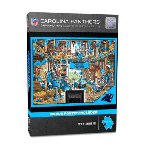 YouTheFan NFL Carolina Panthers Barnyard Fans 500pc Puzzle 15