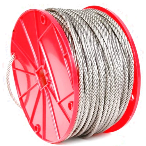 Koch Industries Koch 015021 Cable, 7 by 7 Construction, Trade Size 1/16 by 125 Feet, Stainless Steel
