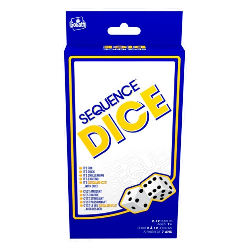 Jax Sequence Dice Peggable - Bilingual by Jax - Packaging Colors May Vary