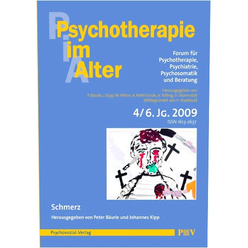 German Edition by Meinolf Peters (Editor), Astrid Riehl-Emde (Editor), Angelika Trilling (Editor) & 0 more Psychotherapie im Alter Nr. 24: Schmerz, herausgegeben von Peter Bäurle und Johannes Kipp (German Edition)