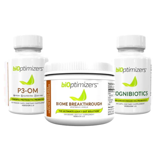 BiOptimizers The Ultimate Gut Health Stack - Chocolate, Promotes and Levels Gut Health