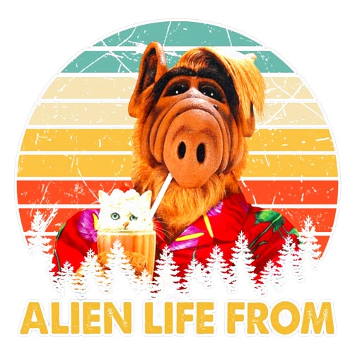 Vision Graphics Magnet Alf Vintage Gift Fan Magnetic Vinyl Sticker Decal Magnet 5