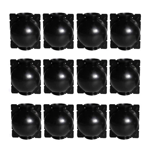 DoubleWood 12PCS Plant Root Growing Box Plant Rooting Device, High-Pressure Propagation Root Ball for Tree, Reusable Grafting Rooting Ball Controller for Indoor Outdoor Plants (12, Size M Dia 3