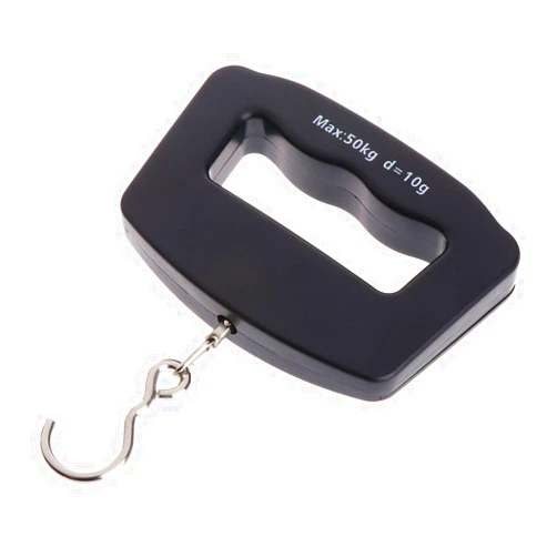 LEYILE Fishing Scale with Backlit LED Display 110lb/50kg Digital Electronic Hanging Hook Scale for Household Outdoor Portable