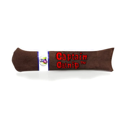Captain Catnip Kicker Cat Toy, Filled with Organic Catnip, Kitten Interactive, Fun Playing Kick Stick for Indoor Cats