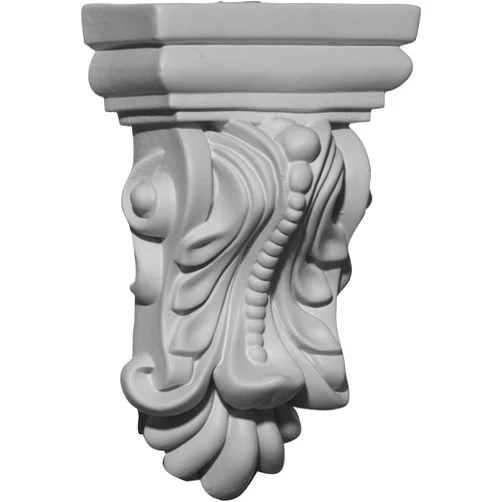 Ekena Millwork COR03X01X04OR-CASE-6 3 inch W x 1 2 inch D x 4 7/8 inch H Orion Corbel (6-Pack),