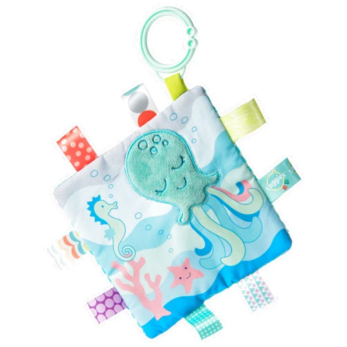 Mary Meyer Taggies Crinkle Me Toy with Baby Paper & Squeaker, 6.5 X 6.5