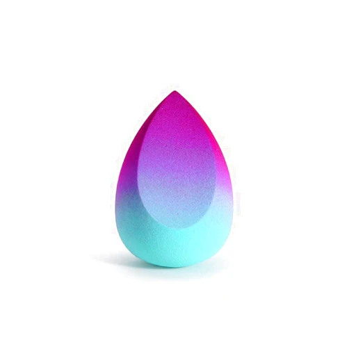 Dynec Ombre Makeup Sponge, Gradient Colored Beauty Sponge, Premium Quality Non-Latex Microfiber Material, Extremely Soft Makeup Blender (Blue and Purple Ombre)
