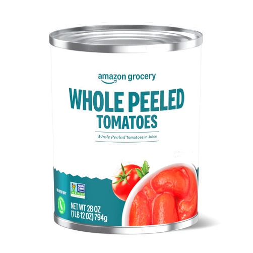Amazon Grocery, Whole Peeled Tomatoes, 28 Oz (Previously Amazon Fresh, Packaging May Vary)