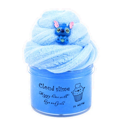 DAHIOQHAJ Blue Cloud Slime,Non-Sticky and Super Soft Scented Slime, Girls and Boys Stress Relief Toy for Kids Education, Party Favor, Birthday Gift(7oz 200ML)