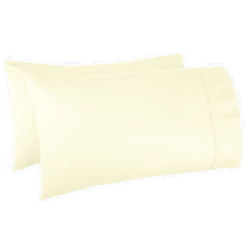 TREND BEDDING MART Ivory King Oversized Pillowcase 100% Egyptian Cotton 600 Thread Count