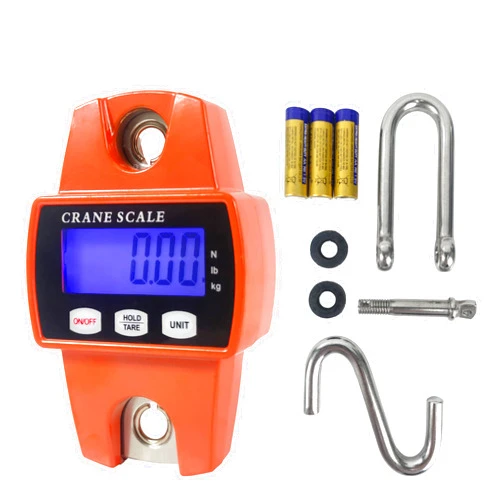 HFS(R) 660LB/300KG Heavy-Duty Digital Hanging Crane Scale - Versatile, Accurate, and Durable for Hunting, Farming, Luggage, and More
