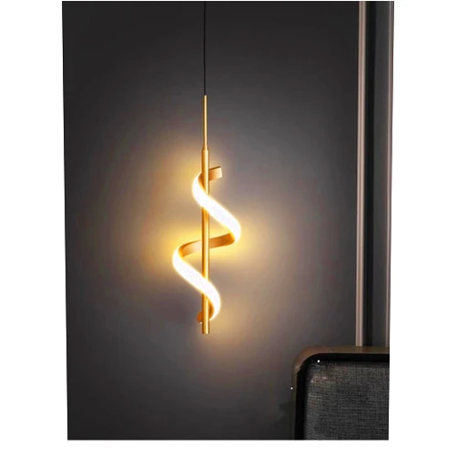 UMSANNACN Italian Luxury Pendant Lamps American Modern H65 Copper Chandelier Pendant Lights Fixture Bedroom Dining Room Kitchen Lustres