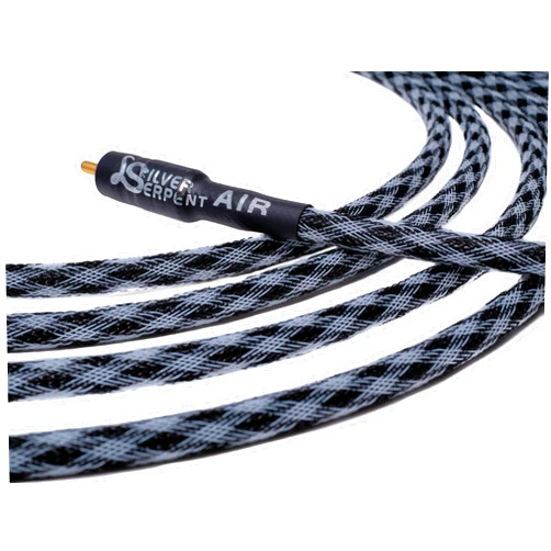 Better Cables BETTERCABLES.COM Silver Serpent AIR Low Frequency Subwoofer Audio Interconnect Cable - High-End, High-Performance, Premium Hi-Fi Audio - 6 Feet