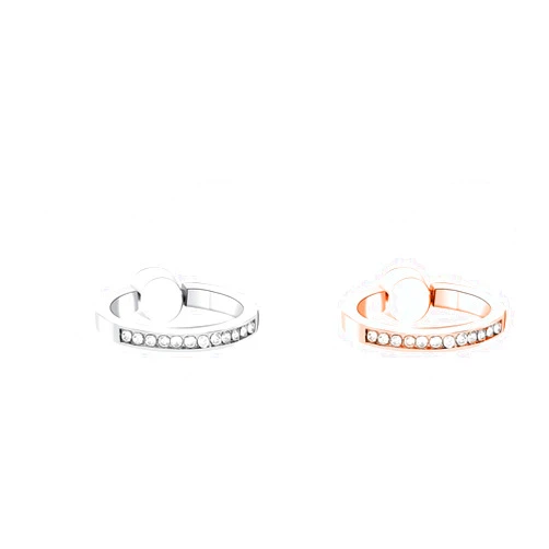 Teaaha 2 PCS Transparent Phone Finger Holder Heart Diamond Decorated Ring Holder Grip, 360° Rotation Finger Grip Stand Iring for Universal Mobile Phones and Tablets, Compatible with Cases(Rose Gold & Sliver)