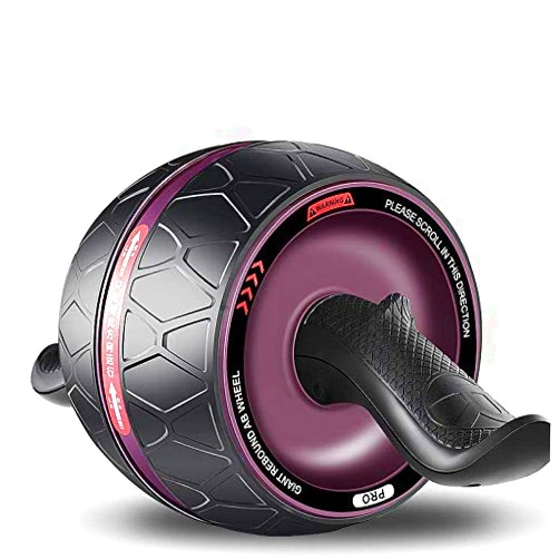 CELESTO Ab Roller with Knee Mat, Ab Wheel Home Exercise Equipment, Ab Roller Wheel Home Gym Equipment, Abdominal Exercise Equipment Ab Machine Home Workout Equipment, Ab Cruncher, Ab Toner, Abs Roller 13 cm Purple