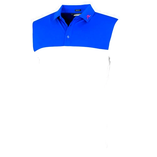 J. Lindeberg J.Lindeberg Men's Jeff Reg Fit Polo Shirt - White - L