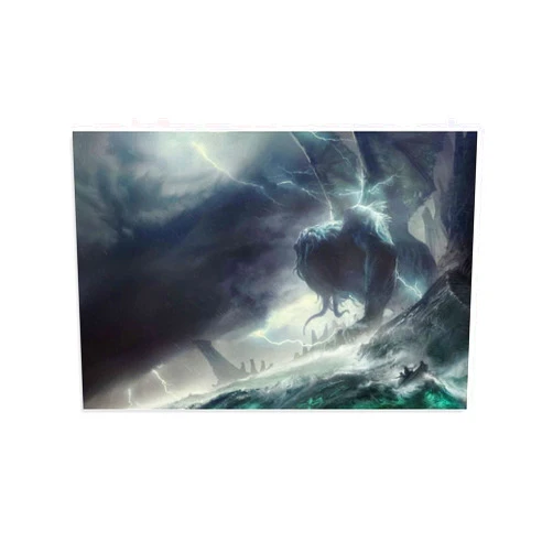 DOAI Sea Monster Cthulhu Mythos Canvas Art Poster and Wall Art Picture Print Modern Family Bedroom Decor Posters Gifts 20x30inch(50x75cm)