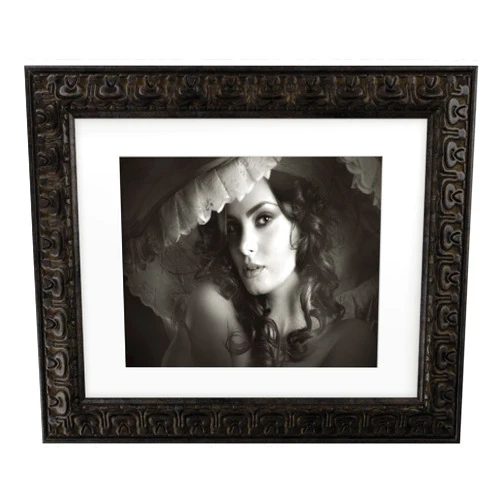 Trademark Fine Art Framed Wall Art - Adela Lia 'Sanziana' Wall Decor with Matted Frame