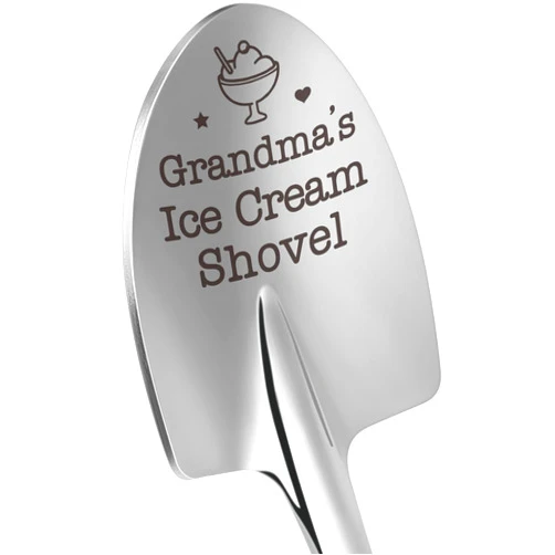 LEJIAJINW Funny Dad Ice Cream Shovel Gifts for Grandma Grandmother Mothers Day Gigi Nana Granny Mimi Nini, Grandma Valentines Birthday, from from Grandkids Granddaughter Grandson