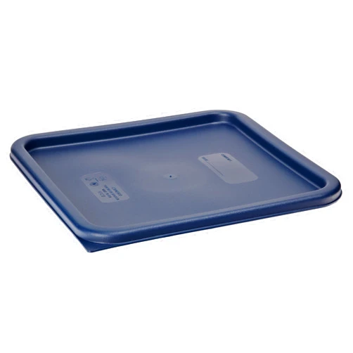 Cambro SFC12453 CamSquares Lid for 12, 18 & 22-Quart Food Storage Containers, Polyethylene, Midnight Blue, NSF