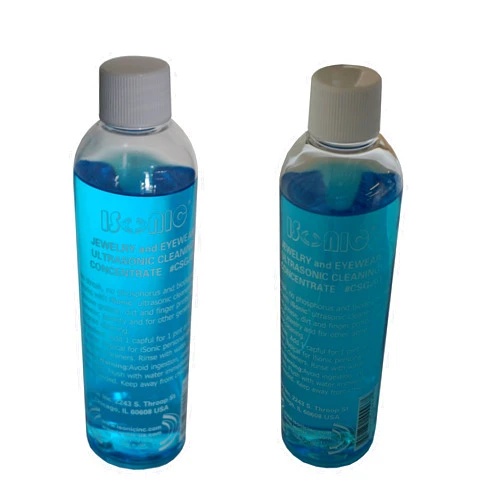 iSonic - CSGJ01x2 CSGJ01-8OZx2 Ultrasonic Jewelry/Eye Wear Cleaning Solution Concentrate (Pack of 2)