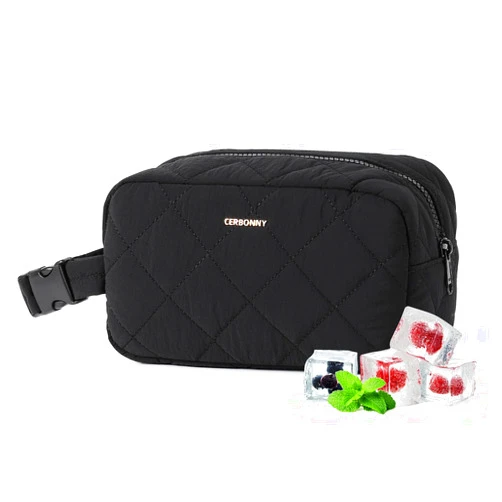 Cerbonny Freezable Lunch Bag,Freezable Snack Bag,Mini Cooler Bag for Travel/Work/School,Small Insulated Bag,Small Cooler Lunch Box with Ice Packs,Insulated Snack Bag,Freezable Snack Box with Handle Buckle