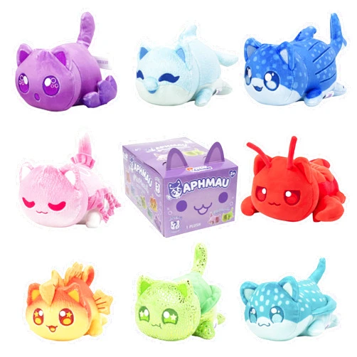 Aphmau 6” MeeMeow Mystery Plush – Series 5; YouTube Gaming Channel, Blind Box, 1 of 8 Possible Under The Sea MeeMeows, Official Merch