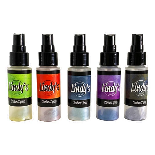 Lindy's Stamp Gang Starburst Sprays 2oz 5/Pkg - Haunted Halloween