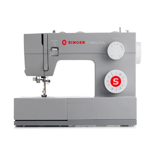 SINGER Heavy Duty 4452 High Speed Sewing Machine With Accessory Kit | Strong Motor with Enhanced Piercing Power, 110 Stitch Applications, Full Metal frame, 1-step Buttonhole & LED Lights