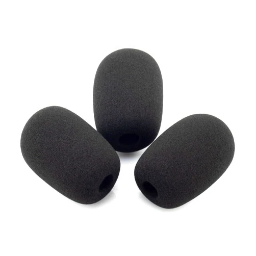 LEFXMOPHY WindScreen RK412WS Snap-Fit Wind Screen Replacement for Shure MX412 MX418 MX405 MX410 MX415 MX412 Gooseneck Microphone Pop Filter 3pack Mic Cover Foam