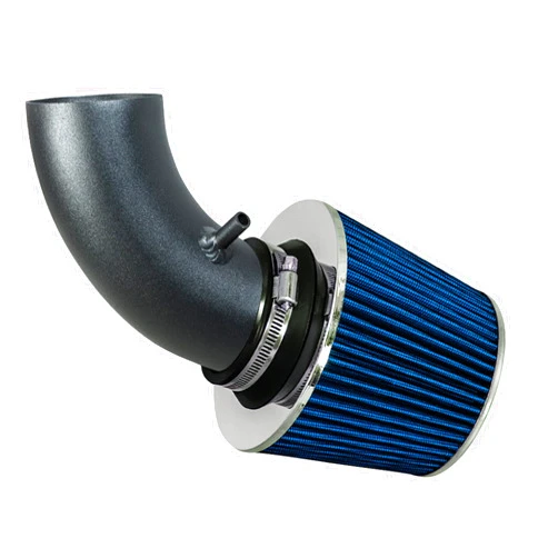 Rtunes Racing RW SERIES - MATTE BLACK PIPE BLUE - SHORT RAM INTAKE Compatible For 03-06 Chrysler PT Cruiser Turbo 2.4L L4