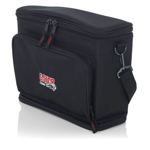 Gator Cases Padded Carry Bag to Hold Shure BLX Style Wireless System with (2) Microphones and (2) Body Packs (GM-DUALW),Black
