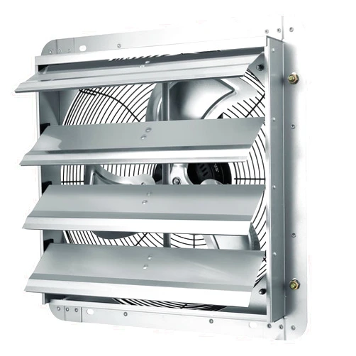 VEVOR Shutter Exhaust Fan, 16'' with High Speed, AC-motor, 2000 CFM, Wall Mount Attic Fan, Ventilation and Cooling for Greenhouses, Garages, Sheds, FCC