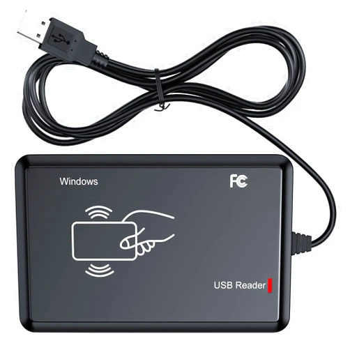 Ajfwm RFID Reader,Ajfwm 125KHz/13.56Mhz Dual Frequency RFID Scanner Read 1326 Family Proximity Cards & EM4100 ID IC NFC Card Access Control System Home Again