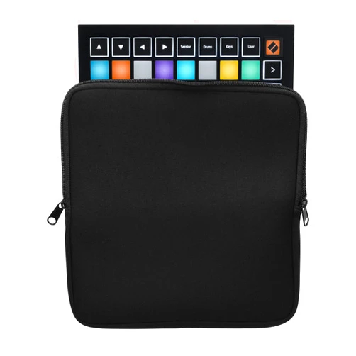 kwmobile Neoprene Case Compatible with Novation Launchpad X - Cover Sleeve for Midi Pad Controller - Black