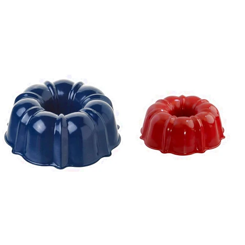 Nordic Ware Formed Bundt Pan, 6-Cup, Navy & 51322 6 Cup Bundt Pan 8.4